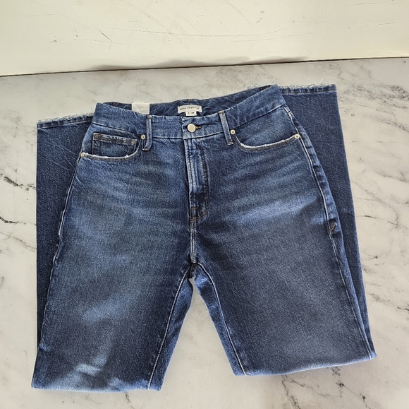 Good American Good Classic Blue Skinnyish Fit Jeans 26 NWT - Picture 3 of 8